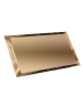 Прямоугольная зеркальная бронзовая плитка с фацетом 10мм ПЗБ1-02 - 480х120 мм/10шт