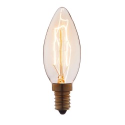 Лампа Loft It E14 25W свеча прозрачная 1017