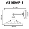 Спот Arte Lamp Asti A8160AP-1WH