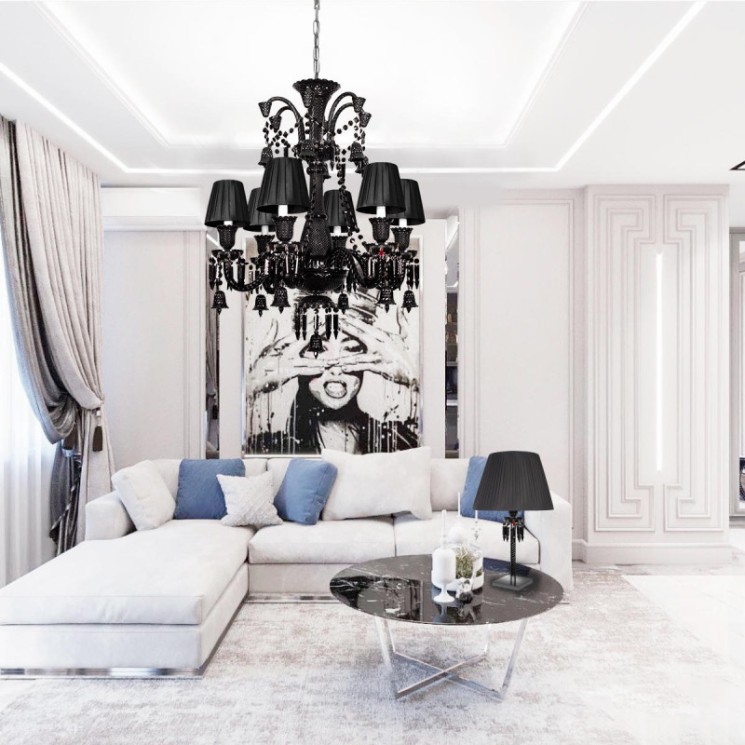 Подвесная люстра LOFT IT 10210/8 Black