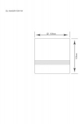 Накладной светильник Donolux DL18483R15W1W