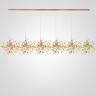 Люстра Tezani Argent Suspension Linear Gold 6L 210
