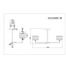 Люстра на штанге Evoluce SLE105003-08