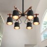 Люстра потолочная на штанге NATURA C4 black