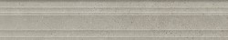Монсеррат Бордюр Багет серый светлый матовый обрезной 7,3х40