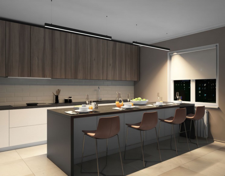 Линейный светильник Denkirs DK9124-BK