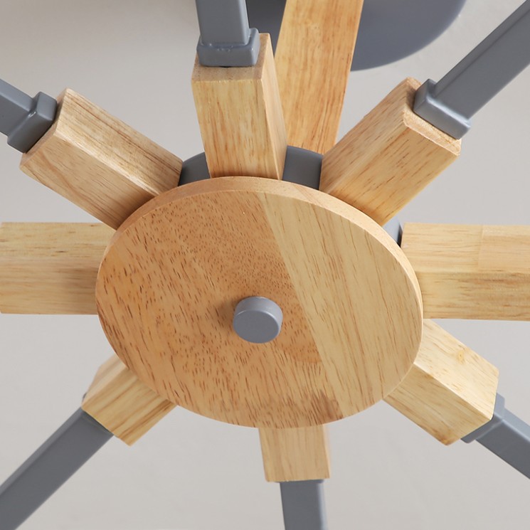 Потолочная люстра NOA 3 Gray by ImperiumLoft