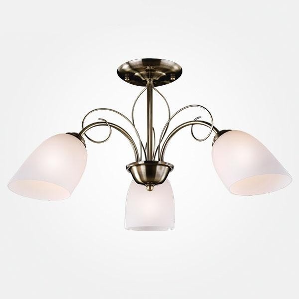 Потолочный светильник Eurosvet Стефани 30107/3 античная бронза