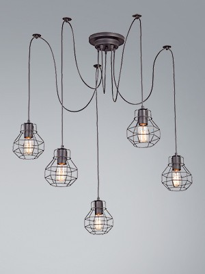 Подвесной светильник Vitaluce V4884-1/5S