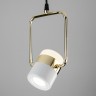 Подвесной светильник Eurosvet 50165/1 LED золото/белый