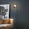 Торшер ABELINA FL Black White