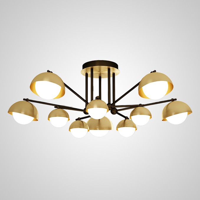 Потолочная люстра FABIANA L6 Brass