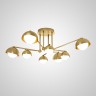Потолочная люстра FABIANA L6 Brass