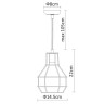 Подвесной светильник Arte Lamp Interno A9182SP-1WH