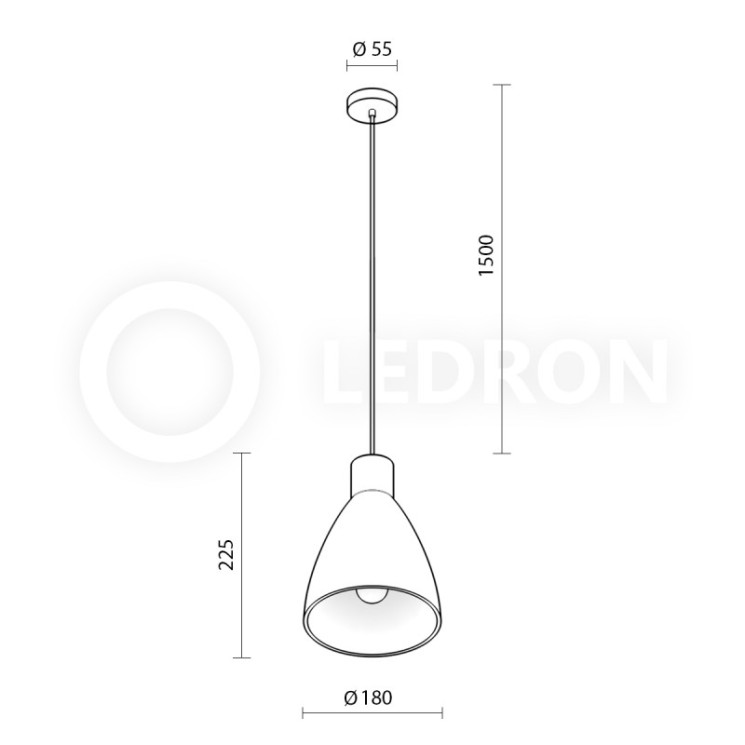 Подвесной светильник LeDron 2507B