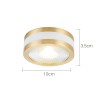 Точечный светильник MEUD D8 Black Brass 3W