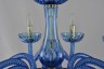 Подвесная люстра Bohemia Ivele Crystal 1311/12+6/360/2d G Aq/Aquamarine/M-1H