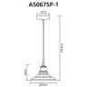 Подвесной светильник Arte Lamp Lido A5067SP-1BK