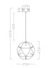 Подвесной светодиодный светильник Freya Amber FR5099PL-L6CH