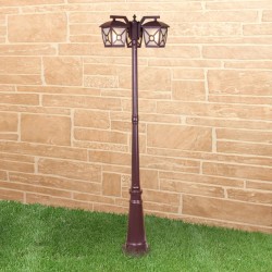 Садовый светильник Elektrostandard Columba F/3 коричневый (GL 1022F/3)