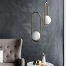 Подвесной светильник Matthew McCormick hoop 40 Gold MILA Pendant