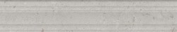 Риккарди Бордюр серый светлый матовый структура обрезной BLF010R 40x7,3