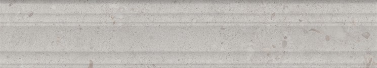 Риккарди Бордюр серый светлый матовый структура обрезной BLF010R 40x7,3