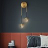 Настенный светильник LYKKE Brass