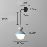 Настенный светильник POMPON WALL Grey Blue