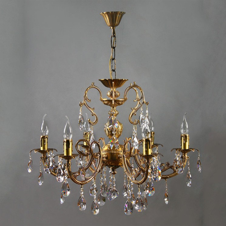 Подвесная люстра AMBIENTE by BRIZZI 8888/6 AB Tear drop