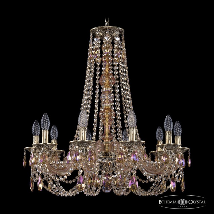 Подвесная люстра Bohemia Ivele Crystal 16106/10/240/h-75 G M777