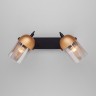 Настенный светодиодный светильник Eurosvet Mars 20122/2 черный/золото