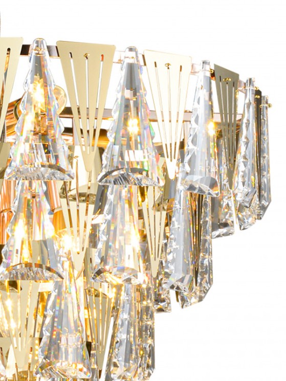 Подвесная люстра Natali Kovaltseva AMANDA II 81441/12C GOLD