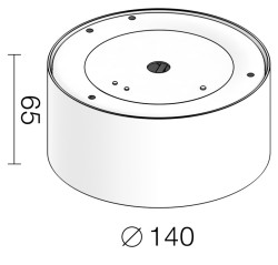 Накладной светильник LeDron LXS0812-16W 3000K