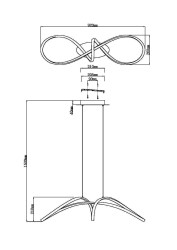 Подвесной светильник Maytoni MOD156PL-L52G4K