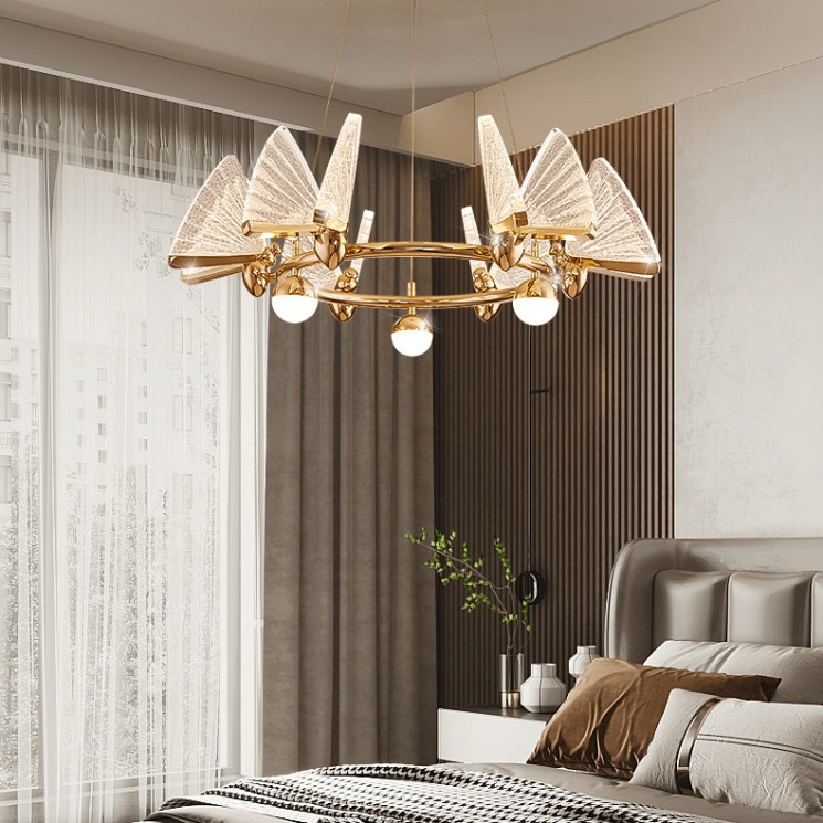 Подвесная люстра AMELIS LUX D63 Transparent 4000К