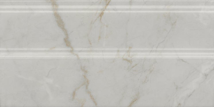 Серенада Плинтус белый глянцевый обрезной FMA030R 30x15