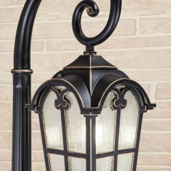 Садовый светильник Elektrostandard Mira F черное золото (GL 1001F)