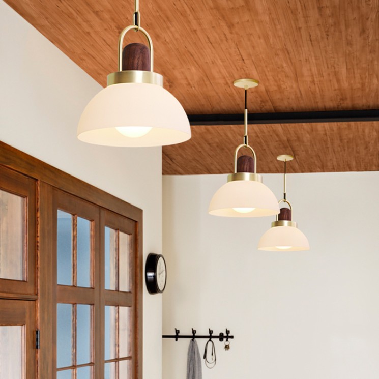 Подвесной светильник Arc Globe Полусфера D25