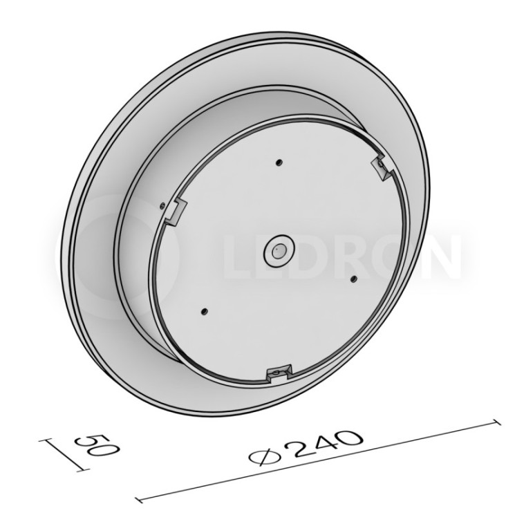 Светильник настенный LeDron GW-8663/24 WHITE