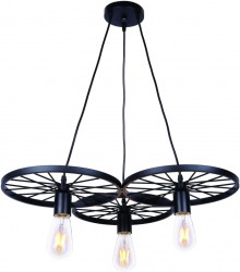 Подвесная люстра TOPLIGHT TL1201H-03BK