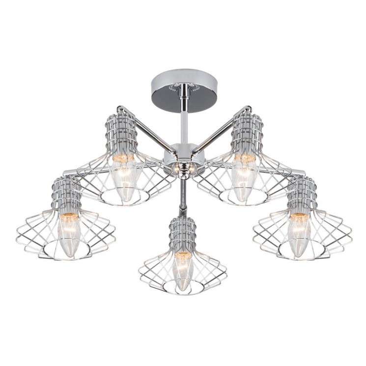 Потолочная люстра Eurosvet Tranello 70108/5 хром