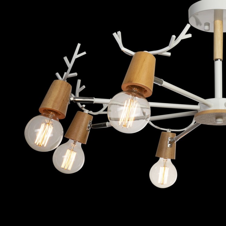 Люстра на штанге LOFT IT 10024/8 White