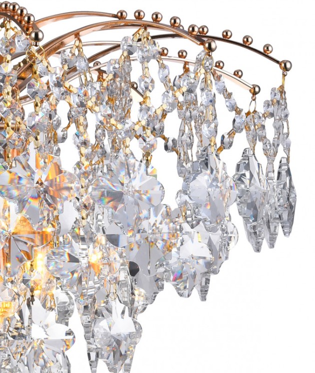 Подвесная люстра Natali Kovaltseva MORGANA 81426/6C GOLD