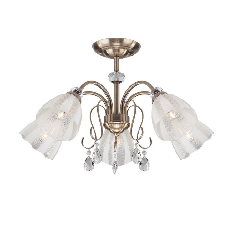 Потолочная люстра Eurosvet Floranse 30155/5 античная бронза