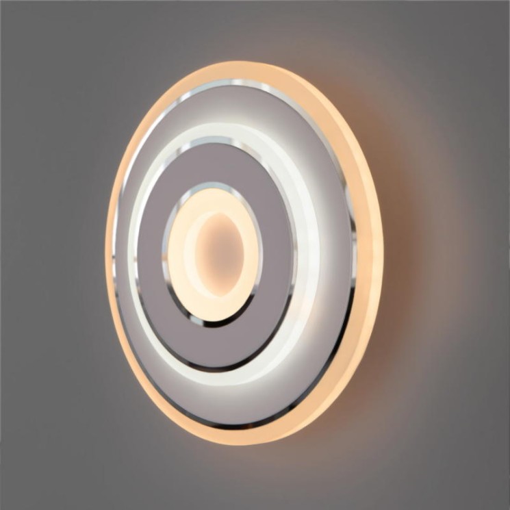 Настенный светильник Eurosvet Contorni 90185/1 белый/хром