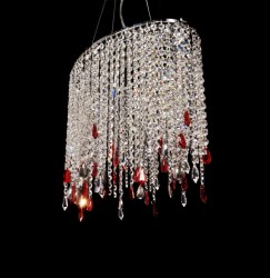 Подвесная люстра Lumina Deco LDP 7051-4 CHR