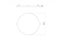 Светодиодная панель Donolux DL20091/30W White R
