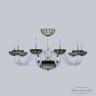 Подвесная люстра Bohemia Ivele Crystal 1308/10/300 G Cl/Clear-Green/H-1I