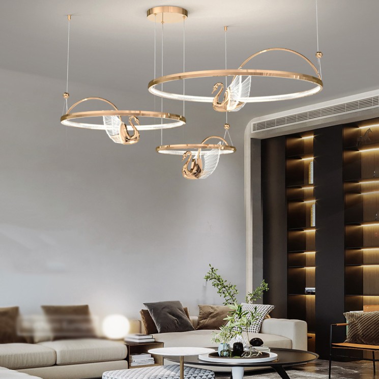 Подвесная люстра BIRDIE LUX 1R Brass